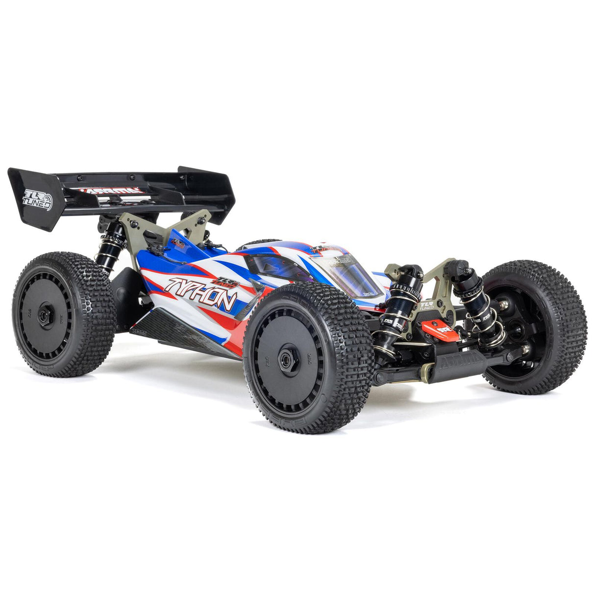 ARRMA ARA8406 1/8 TLR Tuned TYPHON 6S 4WD BLX Buggy RTR Rojo Azul