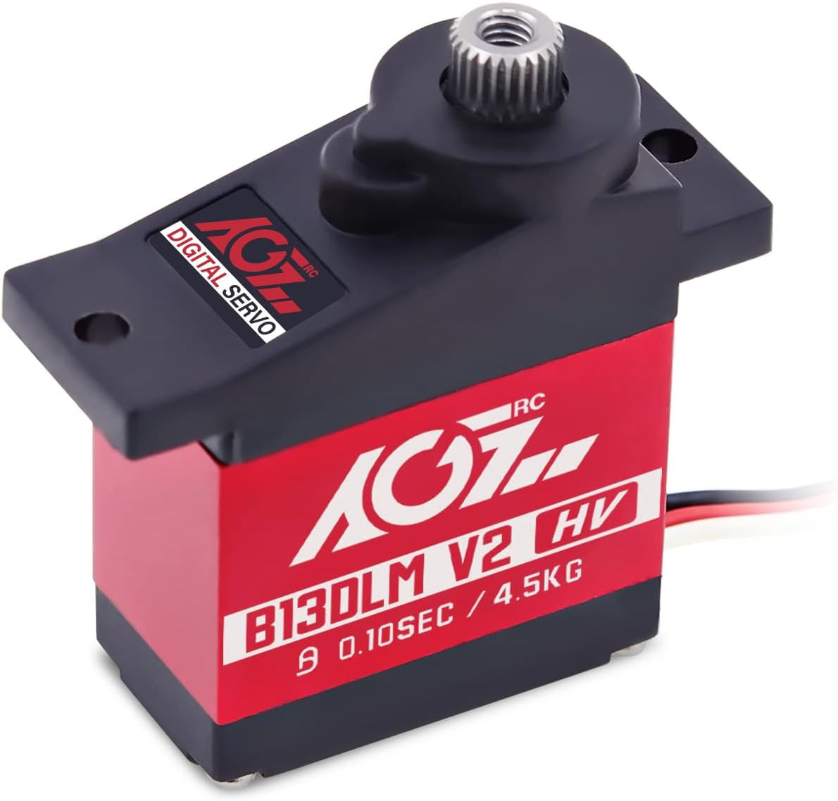 AGFRC B13DLM Sub-Micro Servo boîtier métallique engrenage en titane 4.5 kg HV Mini Servo TRX4M