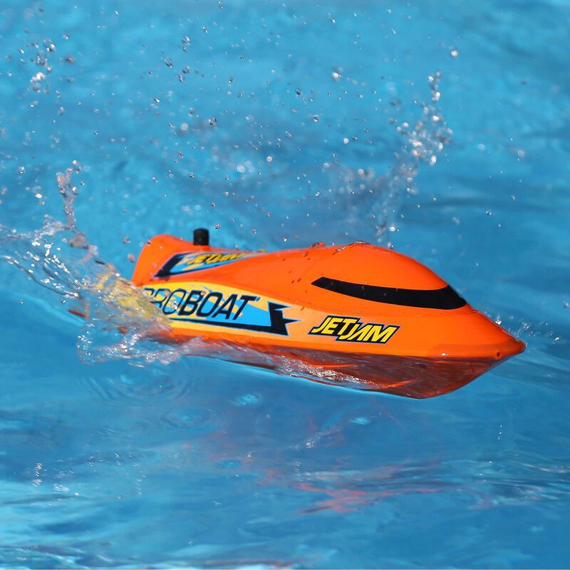 PROBOAT PRB08031V2T1 Jet Jam 12" Pool Racer Brushed RTR, Orange