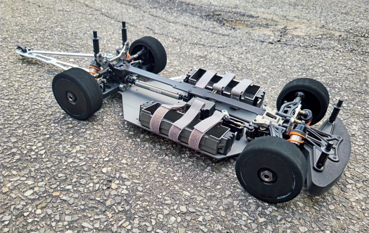 IRonManRc HOBAO VTE2 / VT "JAUGE 12" Barre de roue Drag Racing Beast