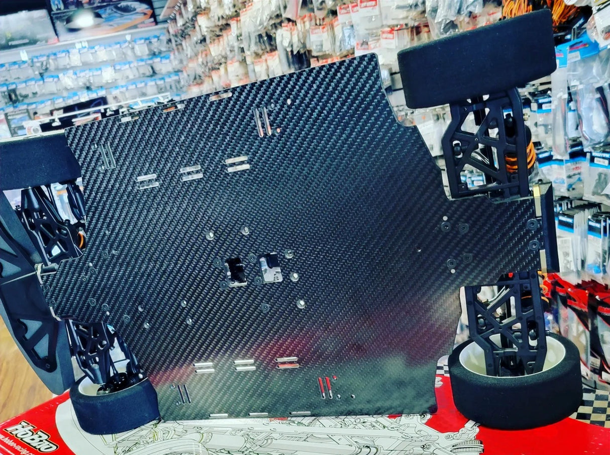 IRonManRc Hobao VTE2 1/7 châssis en fibre de carbone 4mm * BEAST *