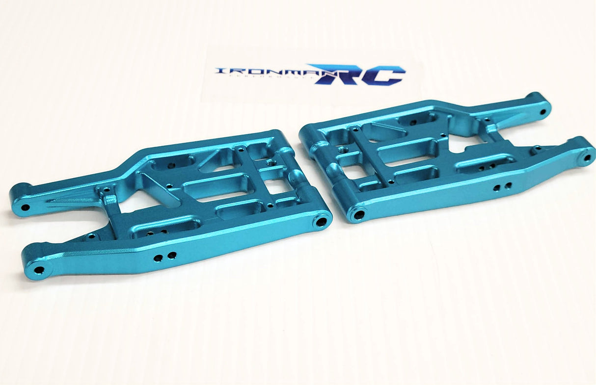 IronManRc Hobao Vte2 Brazos en A inferiores de aluminio TRASERO *AZUL BEBÉ*