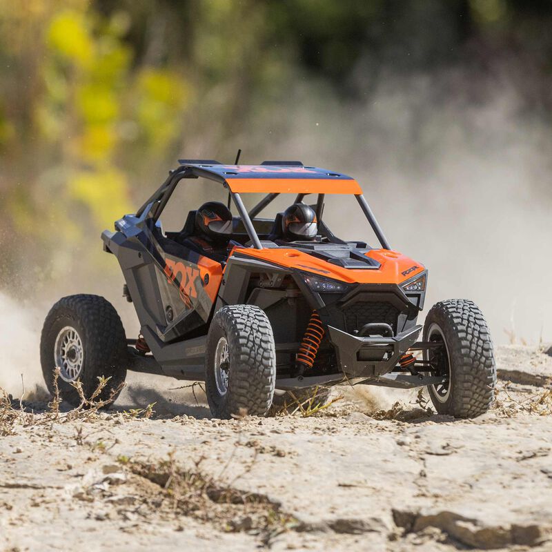 LOSI 1/10 RZR Rey 4WD RTR sans balais, Polaris LOS03029T2 ORANGE Fox