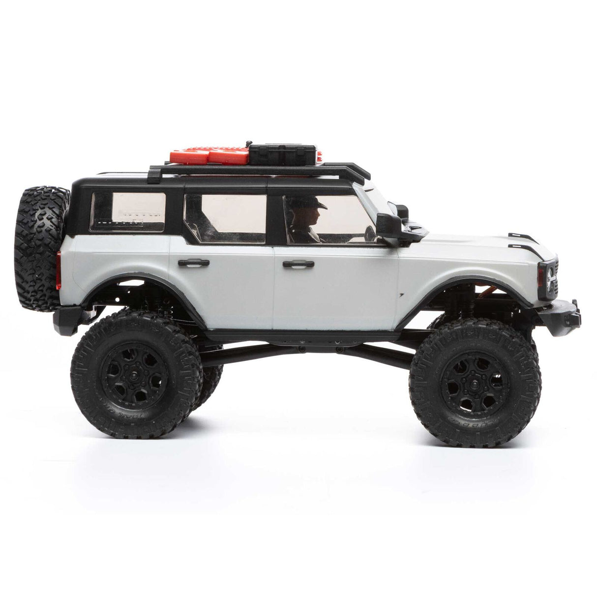 Axial AXI00006T2 1/24 SCX24 2021 Ford Bronco 4WD Camión Cepillado RTR, Gris