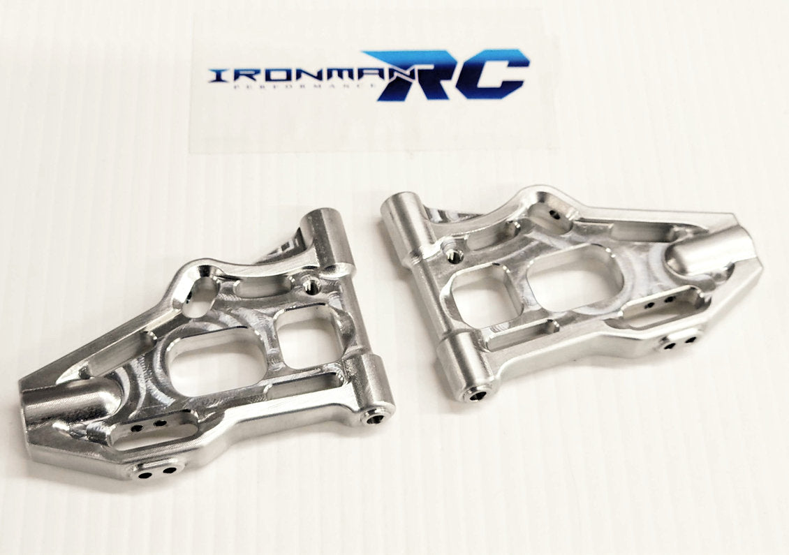 IronManRc Hobao Vte2 Brazos en A inferiores delanteros de aluminio * CROMO BILLET *