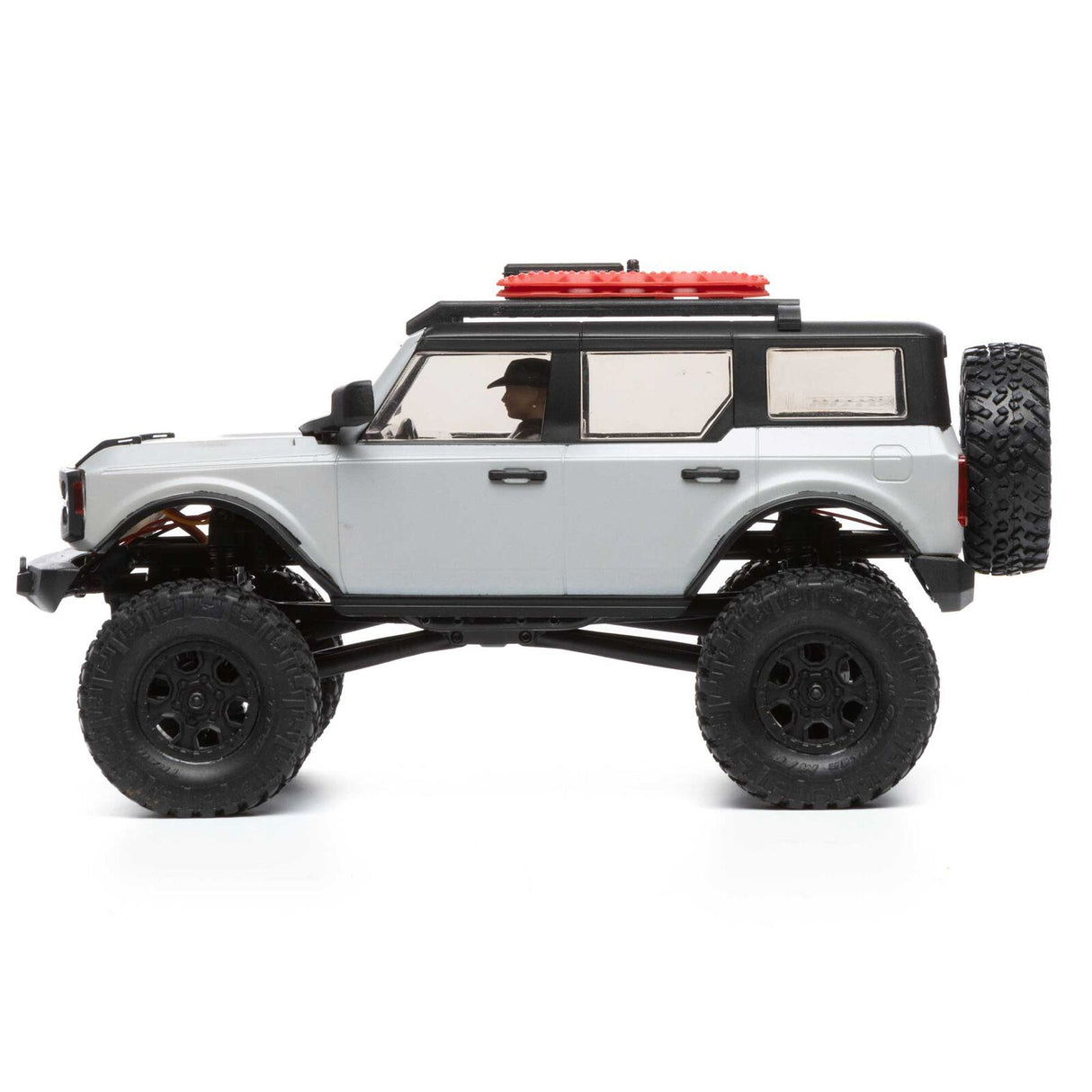 Axial AXI00006T2 1/24 SCX24 2021 Ford Bronco 4WD Camión Cepillado RTR, Gris