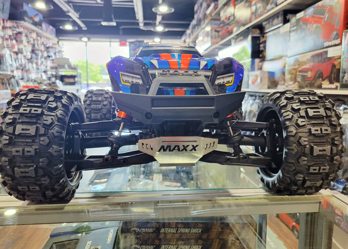 Traxxas MAXX V2 Stainless Steel Chassis Protector Guard Armor Front & Rear Skid