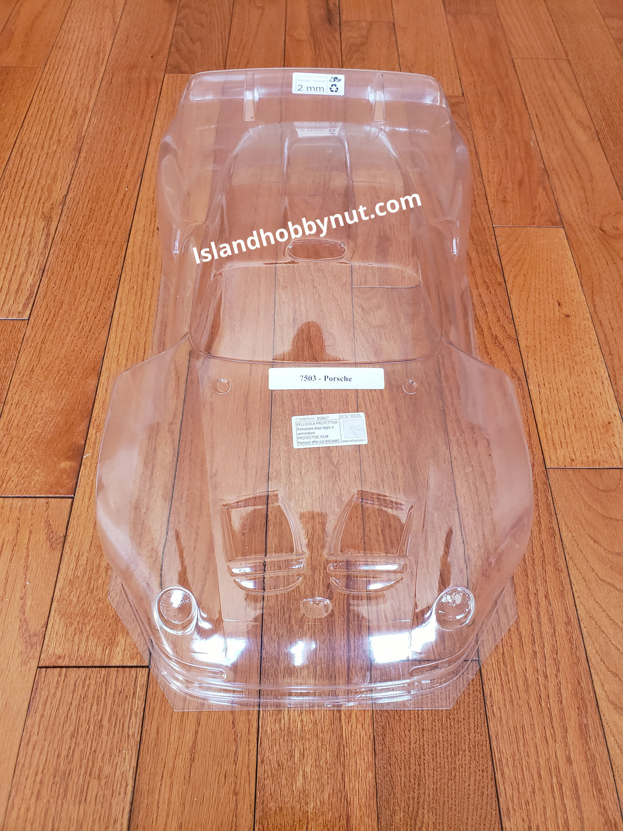 Delta Plastik 7503 PORSCHE GT2 360mm/2mm Rc Car Body*Drag or Speed Runs*