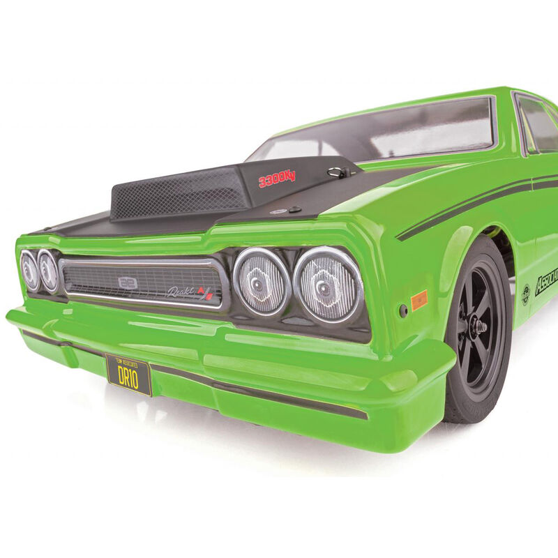 Equipo asociado 1/10 DR10 Drag Race Car RTR LiPo Combo, verde