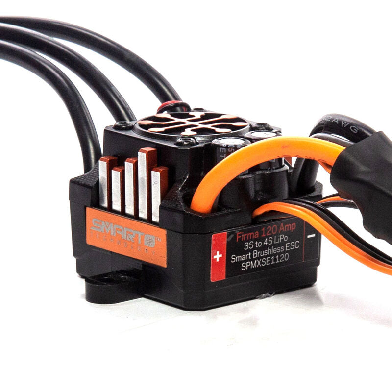 SPEKTRUM SPMXSE1120 Firma 120A Brushless Smart ESC, 3S-4S