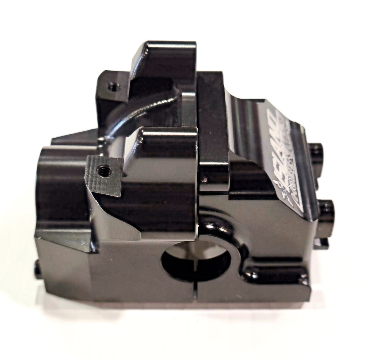 IronManRc HOBAO VTE2 / VT *SOLO TRASERO* Caja de engranajes de aluminio NEGRA