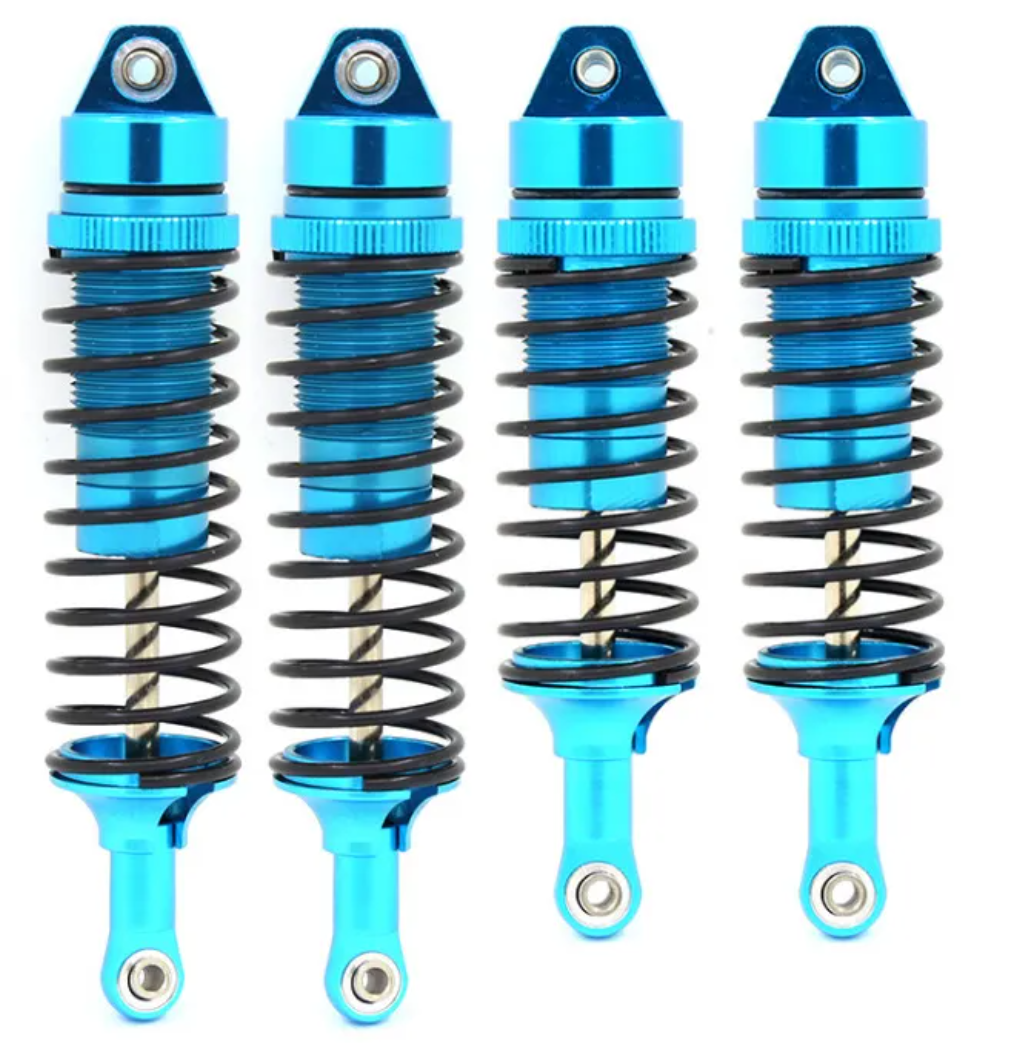 IronmanRc 1/10 Juego de amortiguadores delanteros y traseros de metal para Traxxas Slash Rustler Stampede