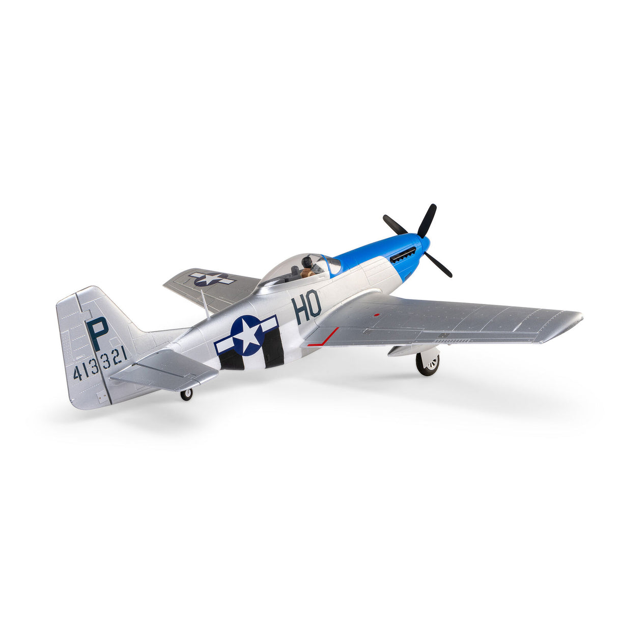 E-FLITE EFL089500 P-51D Mustang 1,2 m BNF Basic con AS3X y SAFE Select