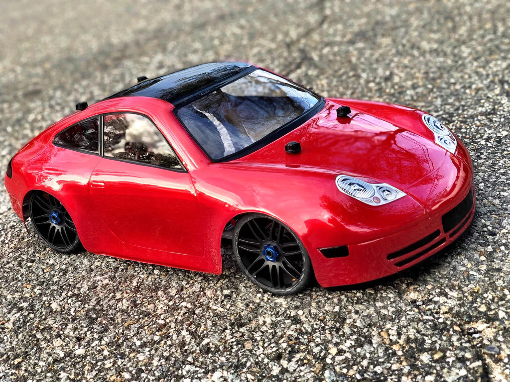 DELTA PLASTIK 0105 - PORSCHE 911 GTS 1/8 SCALE GT RC CAR BODY