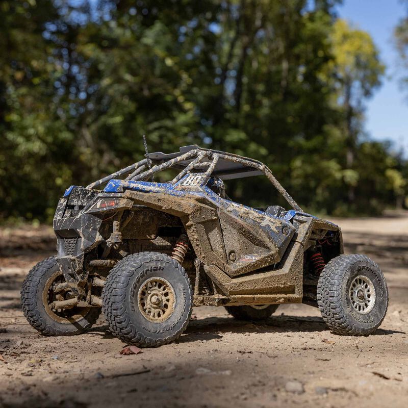 LOSI 1/10 RZR AZUL Rey 4WD Sin escobillas RTR, Polaris LOS03029T1