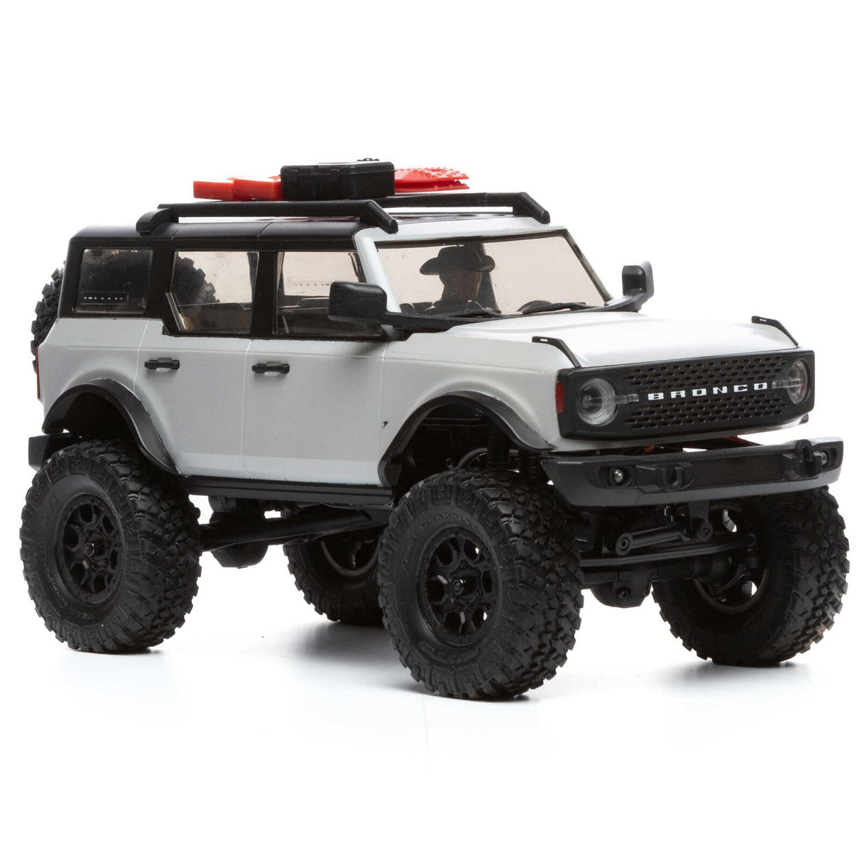 Axial AXI00006T2 1/24 SCX24 2021 Ford Bronco 4WD Camión Cepillado RTR, Gris