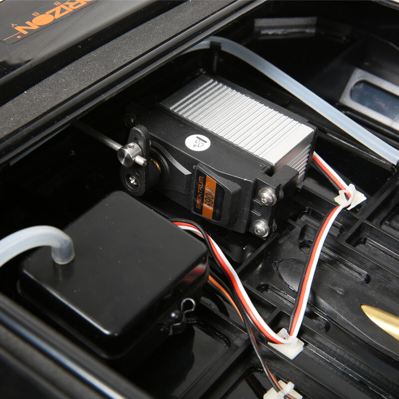 PROBOAT PRB08043T1 Black jack 42" 8S Brushless Catamaran RTR: Black/Orange