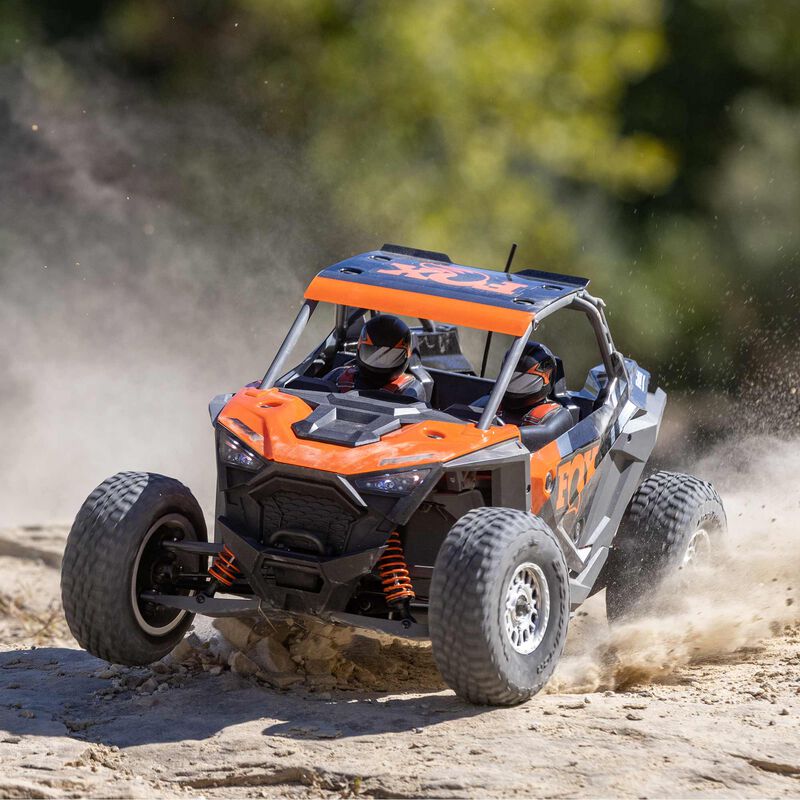 LOSI 1/10 RZR Rey 4WD RTR sans balais, Polaris LOS03029T2 ORANGE Fox