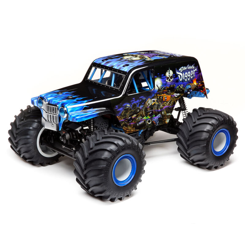 LOSI LOS05021T2 1/6 Super Baja Rey 2.0 4WD Camión del desierto sin escobillas RTR, King Shoc