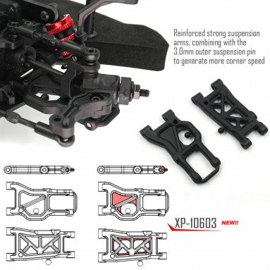 RC XPRESS XP-90036 EXECUTE XQ2S 1/10 KIT DE VOITURE DE TOURISME SPORT ARTR