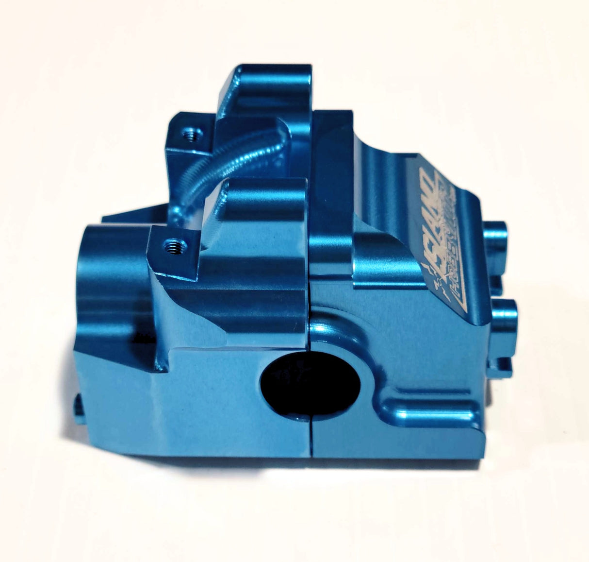 IronManRc HOBAO VTE2 *AVANT SEULEMENT* Boîtier de boîte de vitesses en aluminium BLEU