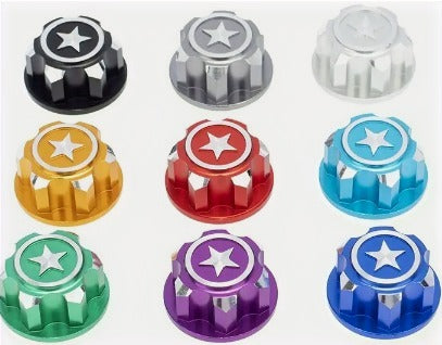 IRonManRc Traxxas Écrous de roue hexagonaux dentelés en aluminium de 17 mm