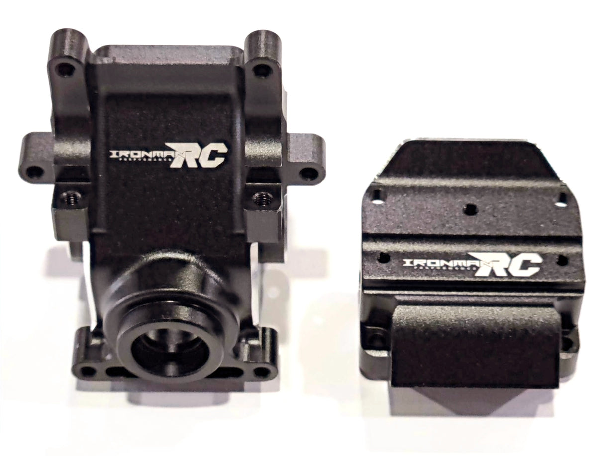 IRonManRc BLACK Aluminum Diff Case W Cover ALL Arrma 6s Cars
