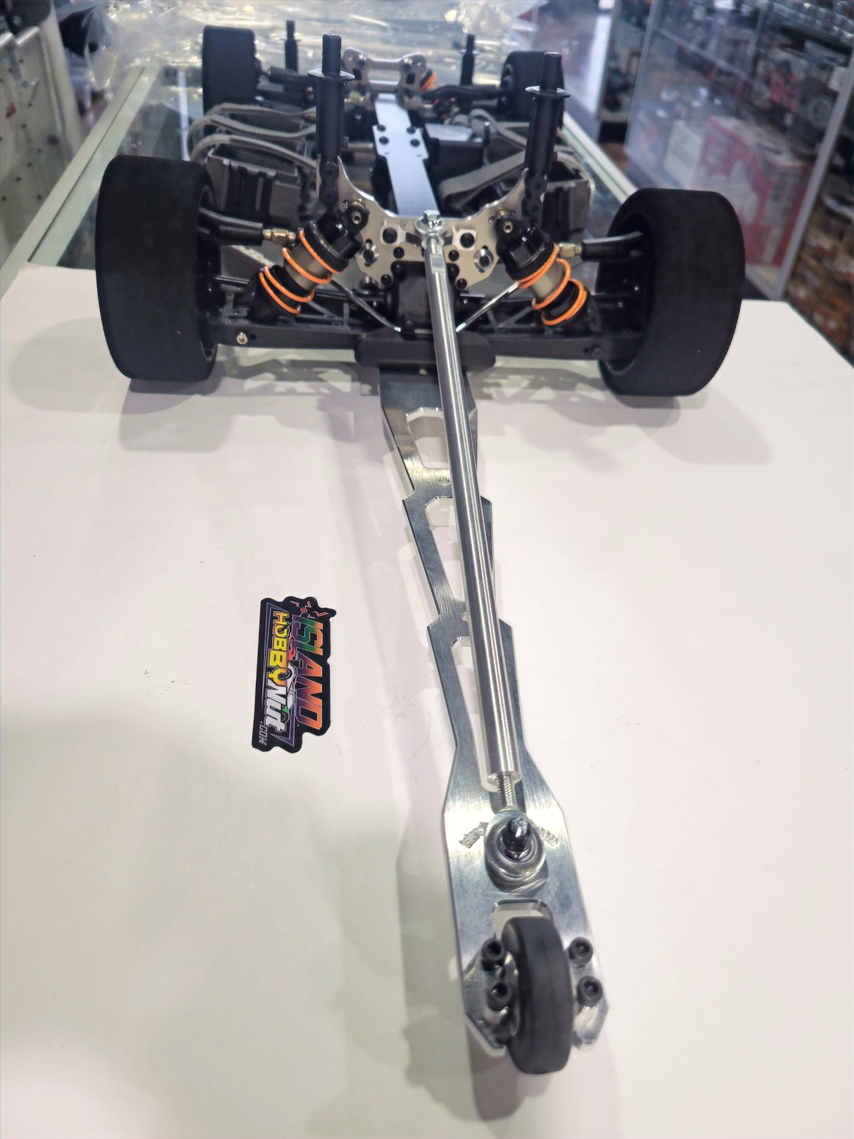 IRonManRc HOBAO VTE2 / VT "JAUGE 12" Barre de roue Drag Racing Beast