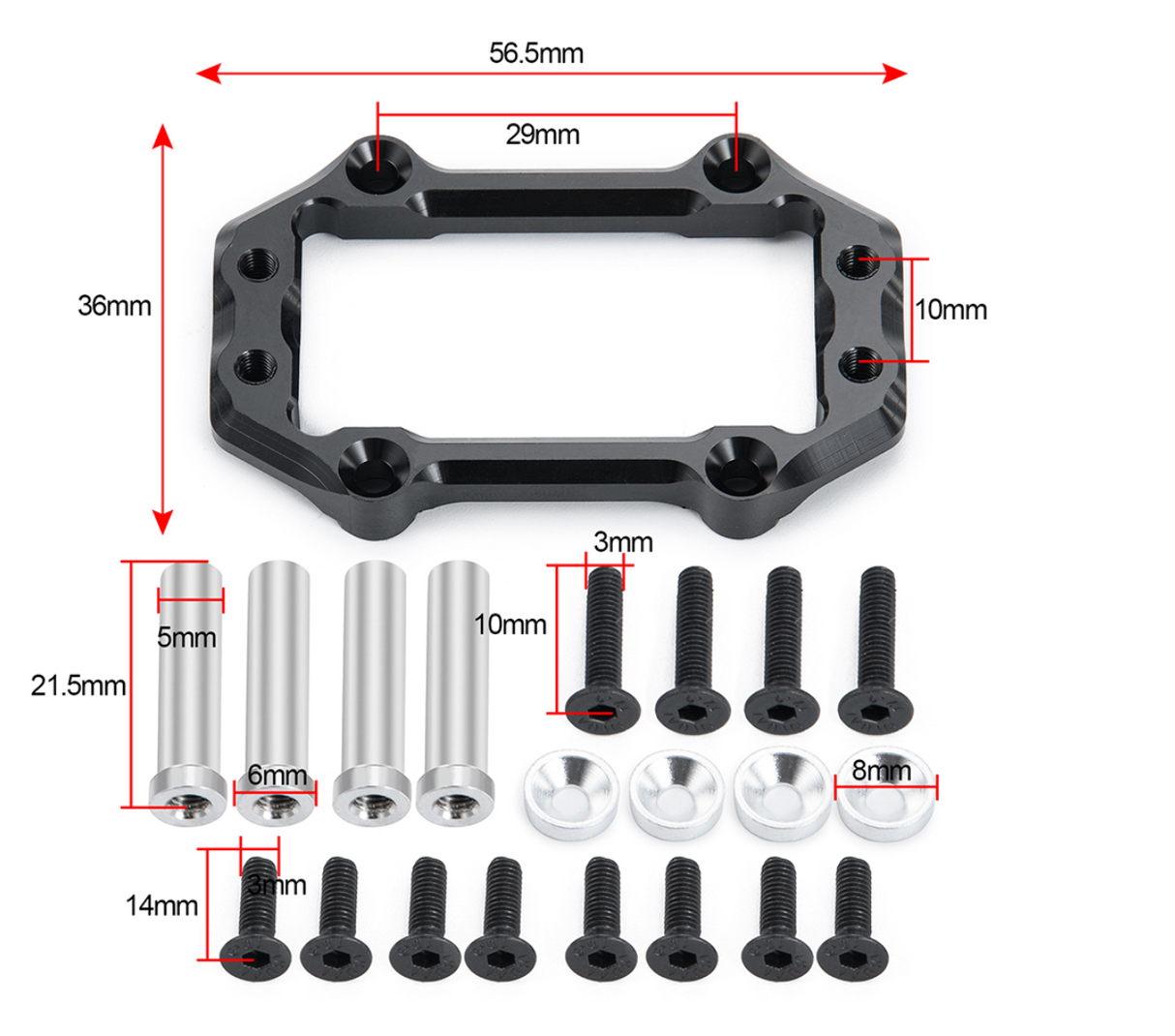 IRonManRc Steering Servo Mount for ARRMA 6S 1/8