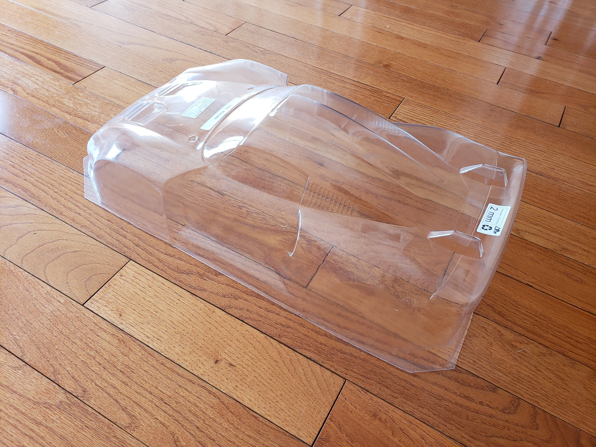 Delta Plastik 7503 PORSCHE GT2 360mm/2mm Rc Car Body*Drag or Speed Runs*