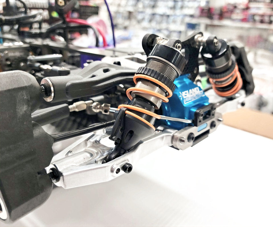 IronManRc Hobao Vte2 Brazos en A inferiores delanteros de aluminio * CROMO BILLET *