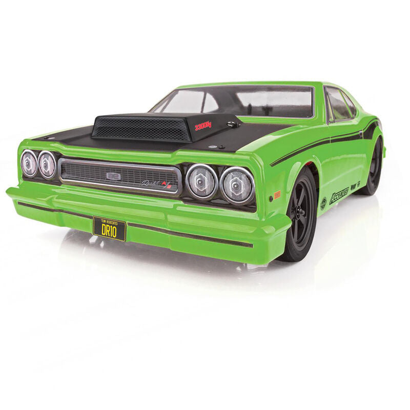 Equipo asociado 1/10 DR10 Drag Race Car RTR LiPo Combo, verde