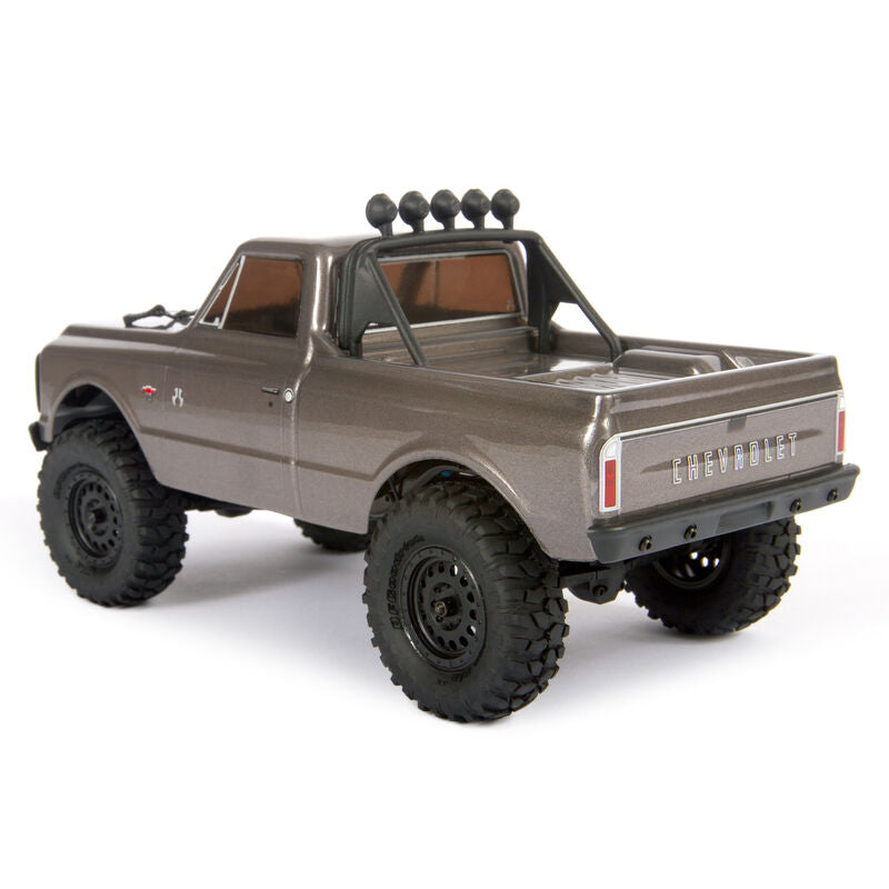 AXIAL AXI00001T2 1/24 SCX24 1967 Chevrolet C10 4WD Truck Brushed RTR, Silver