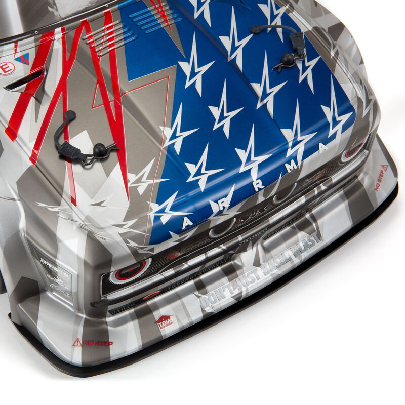 Arrma ARA7615V2T2 1/7 INFRACTION 6S BLX V2 camion tout-terrain RTR, argent