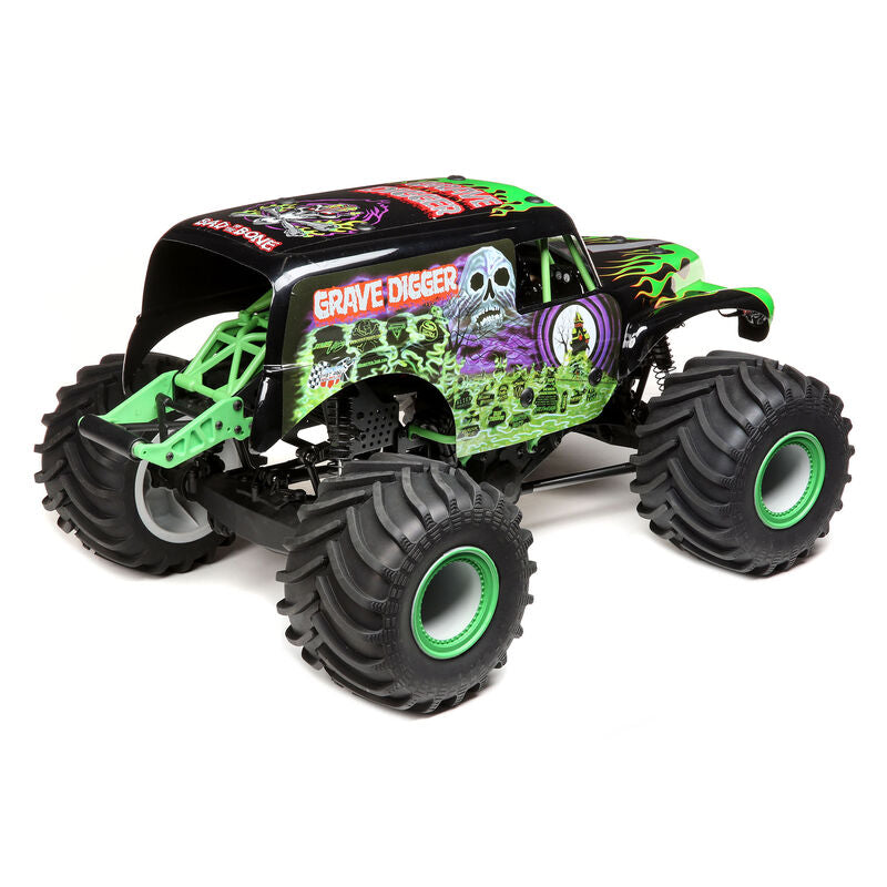 LOSI LOS04021T1 LMT 4WD Solid Axle Monster Truck RTR, Grave Digger