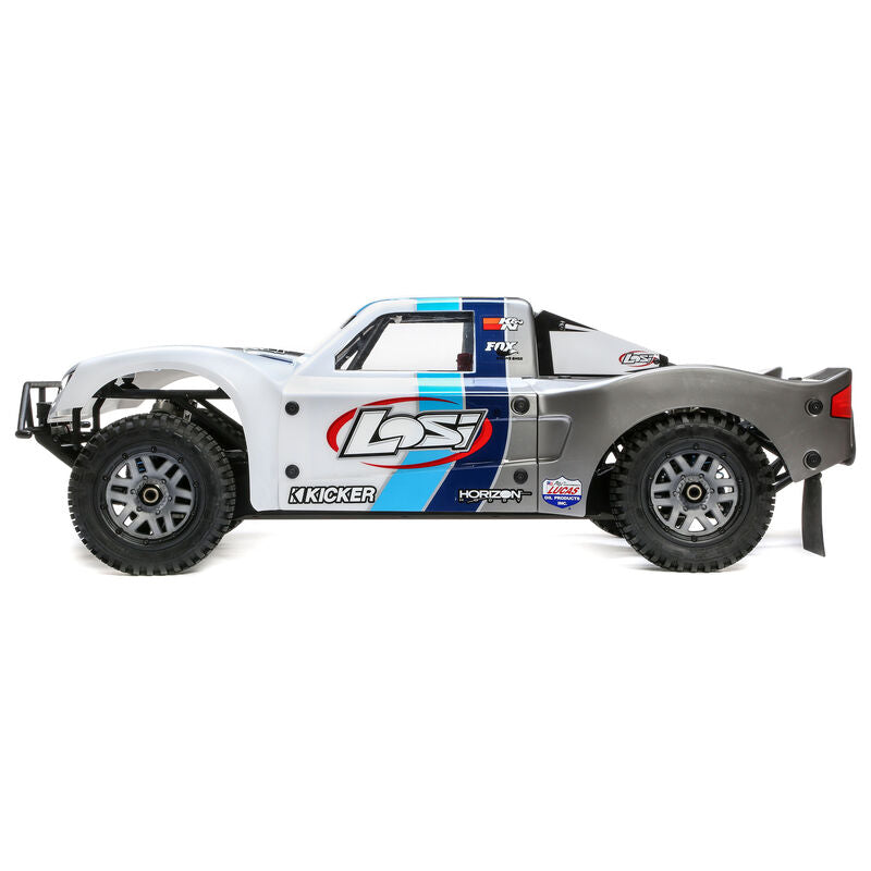 LOSI LOS05014V2T1 5T 1/5 5IVE-T 2.0 4WD Truck Gas BND, gris/bleu/blanc
