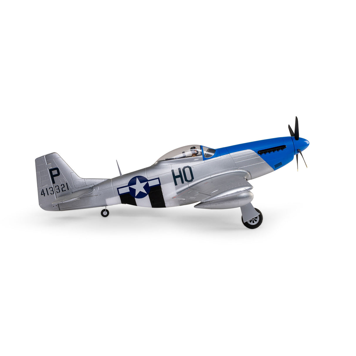 E-FLITE EFL089500 P-51D Mustang 1,2 m BNF Basic con AS3X y SAFE Select