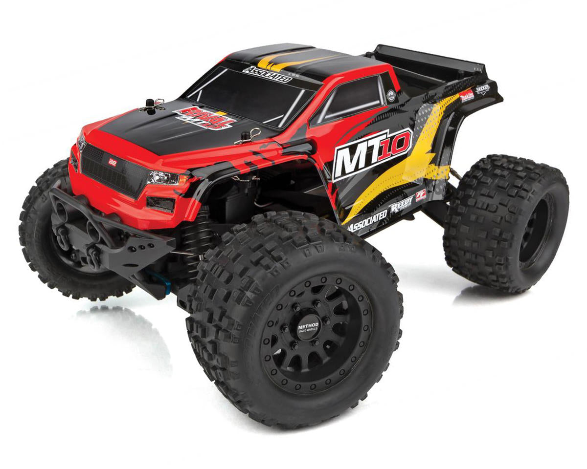 Team Associated ASC20518 Rival MT10 V2 RTR 1/10 4WD Monster Truck sans balais