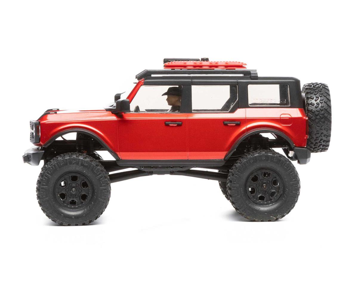 Axial SCX24 2021 Ford Bronco Hard Body 1/24 4WD RTR Scale Mini Crawler (Red) w/2