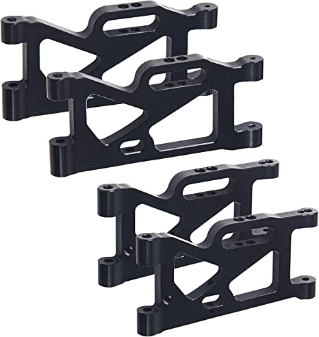 WL TOYS Brazos oscilantes delanteros y traseros de metal NEGRO 1/12 1/14 1/18