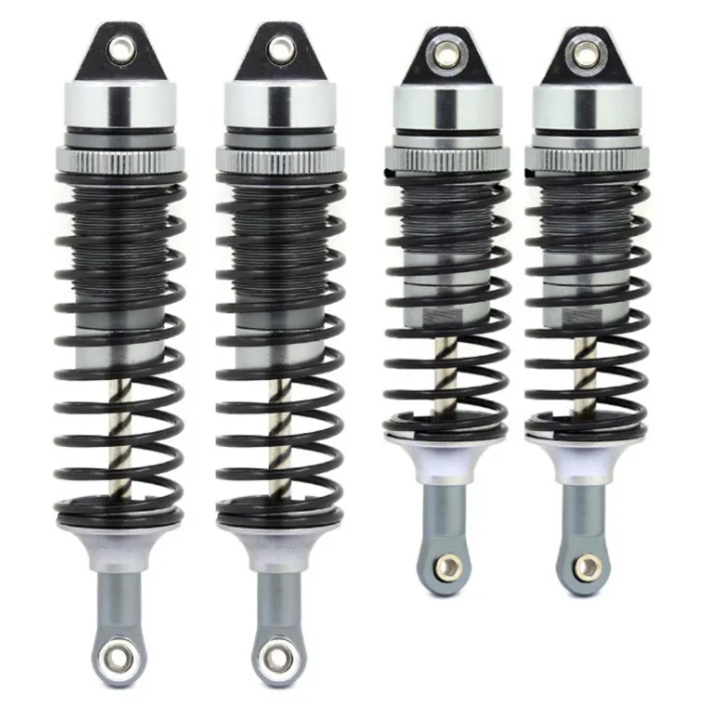 IronmanRc 1/10 Juego de amortiguadores delanteros y traseros de metal para Traxxas Slash Rustler Stampede