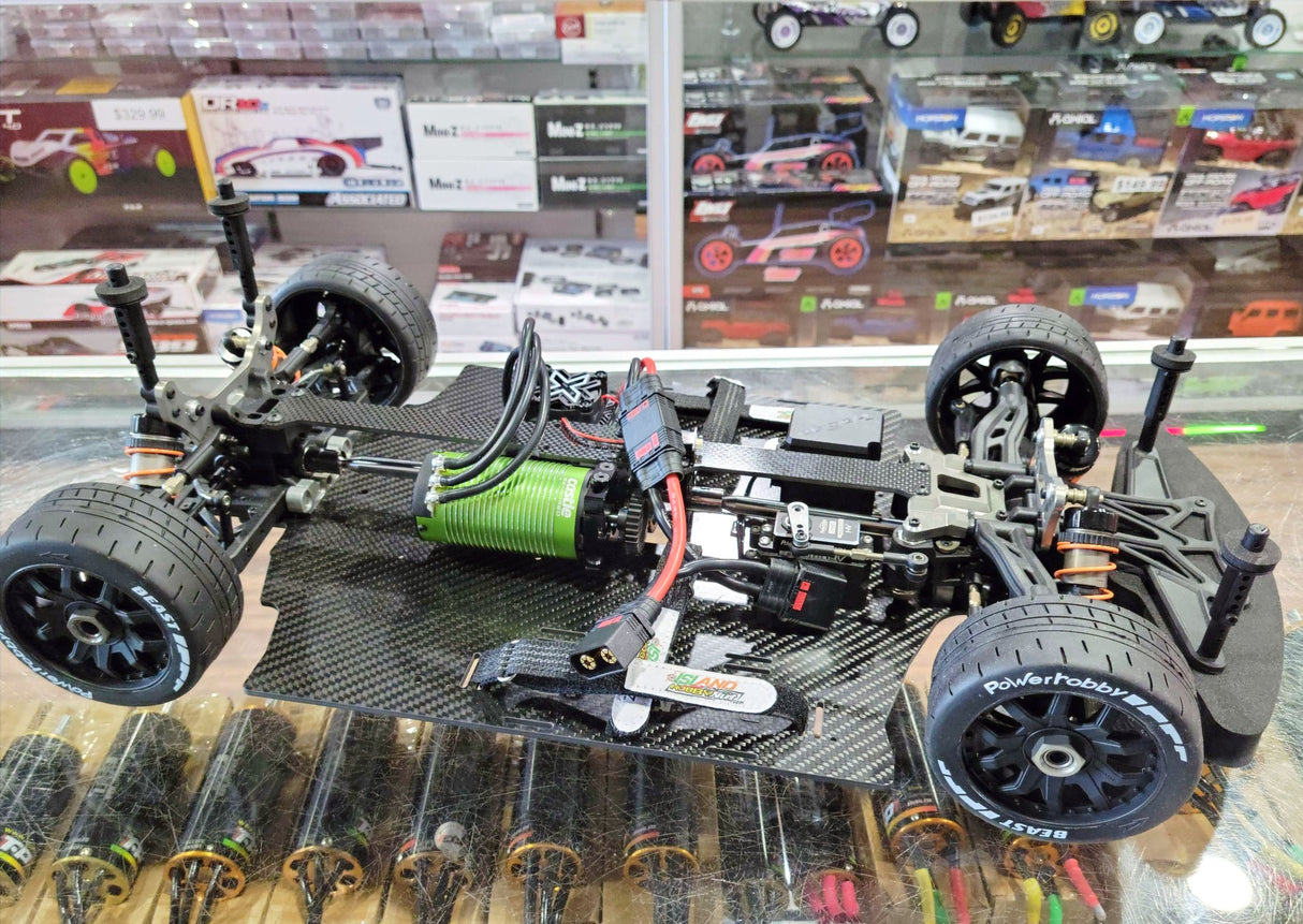 CONSTRUCTION DE VOITURE HOBAO VTE2 PERSONNALISÉE AVEC CHASIS IRONMAN RC *Beast*