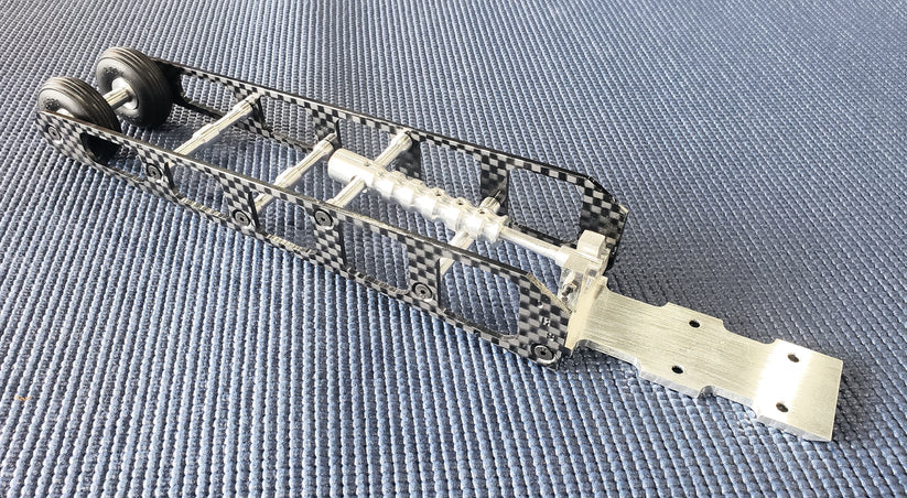 IronmanRc DR10 * RUEDA DUAL * Barra con ruedas totalmente ajustable