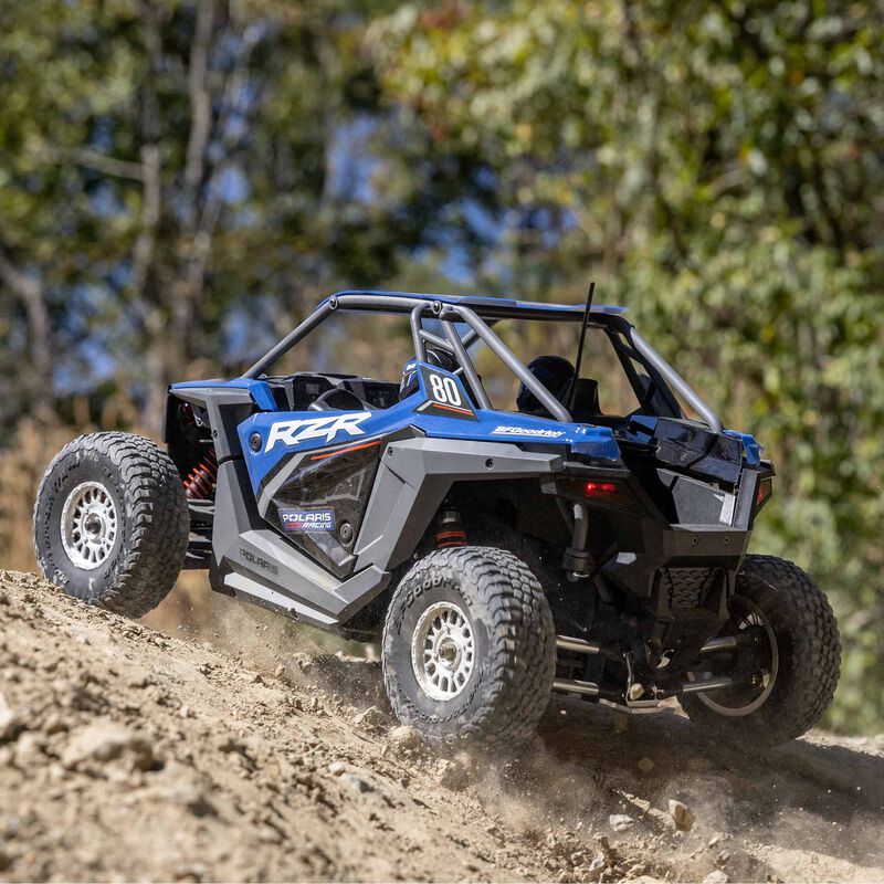 LOSI 1/10 RZR AZUL Rey 4WD Sin escobillas RTR, Polaris LOS03029T1