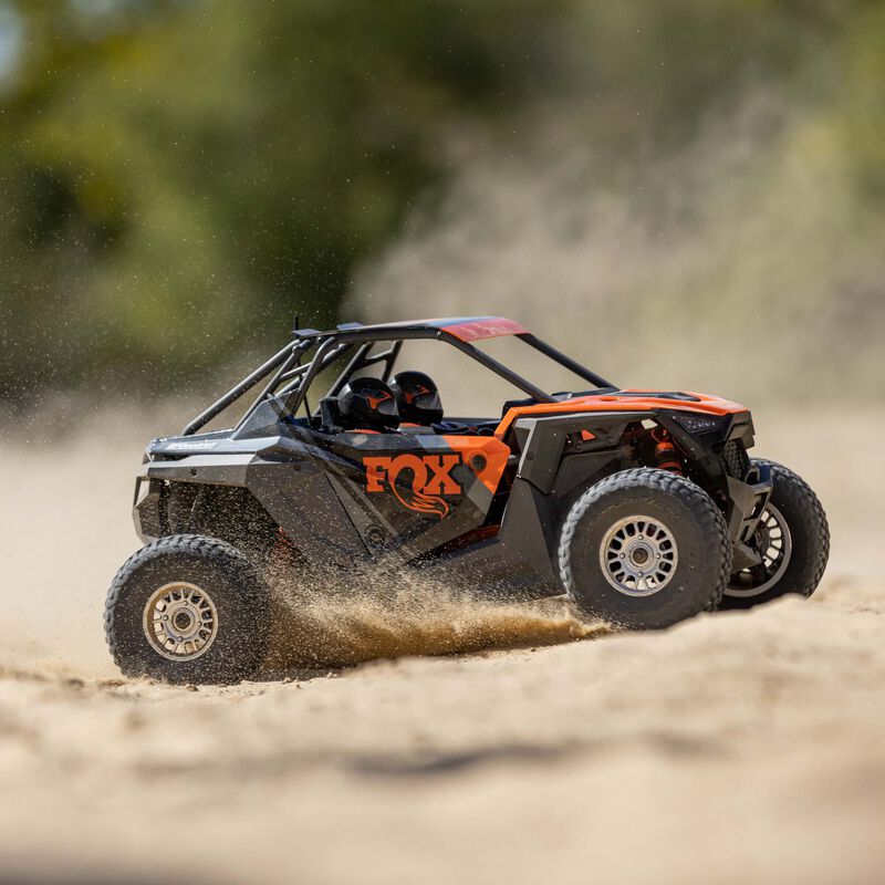 LOSI 1/10 RZR Rey 4WD RTR sans balais, Polaris LOS03029T2 ORANGE Fox