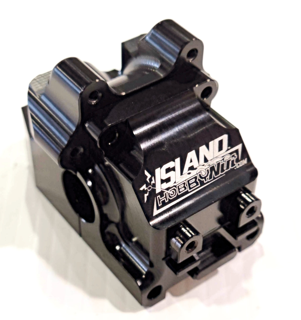 IronManRc HOBAO VTE2 / VT *SOLO TRASERO* Caja de engranajes de aluminio NEGRA