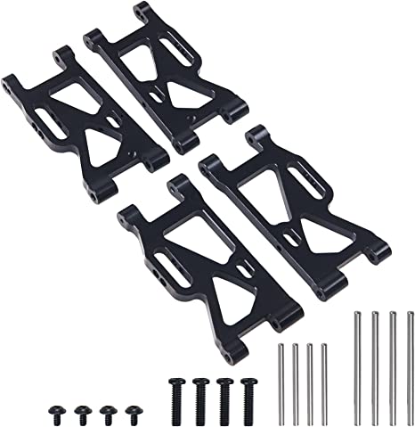 WL TOYS Brazos oscilantes delanteros y traseros de metal NEGRO 1/12 1/14 1/18