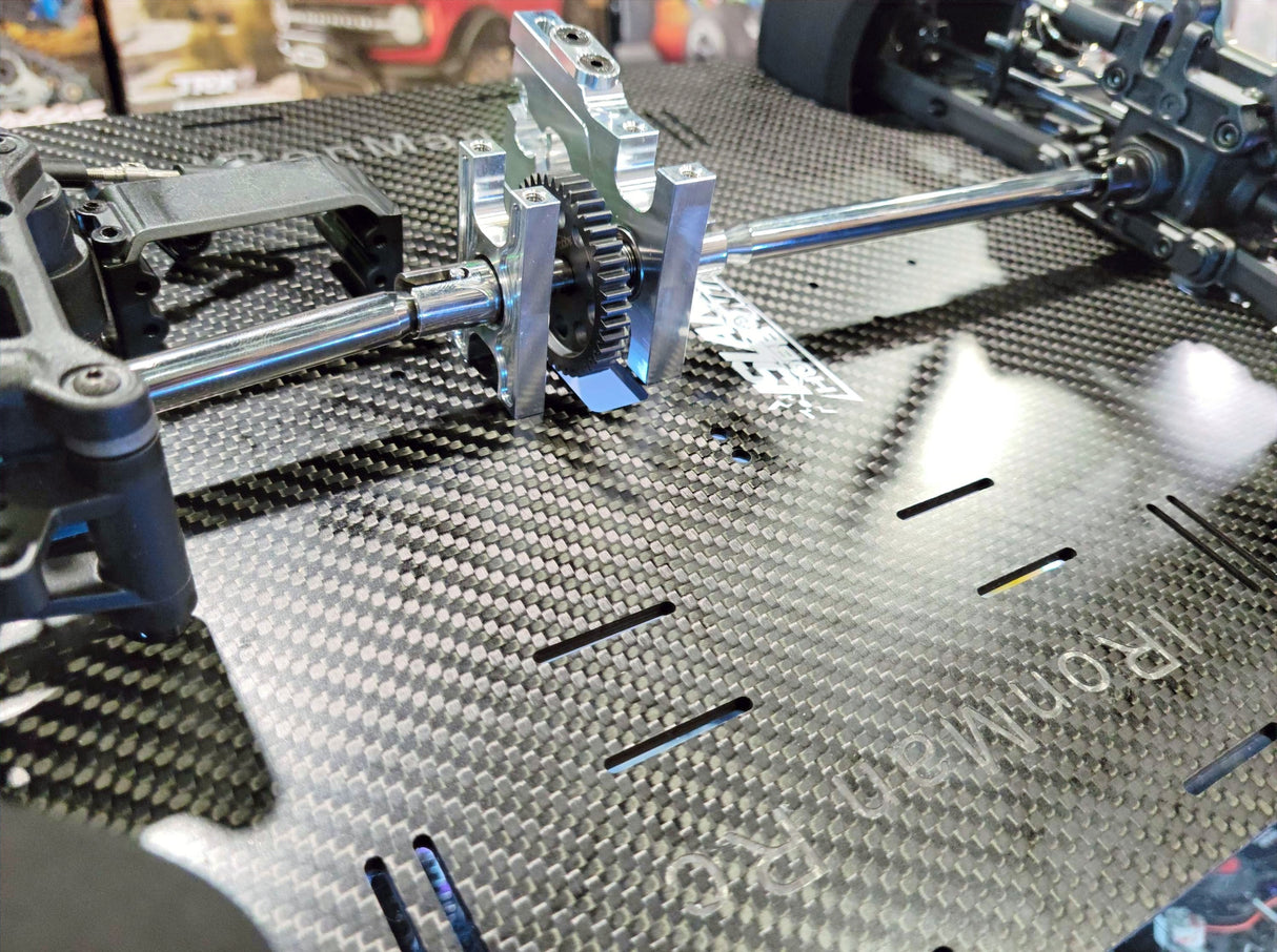 IRonManRc Hobao GTB LONG Châssis en fibre de carbone 4 mm avec renfort supérieur