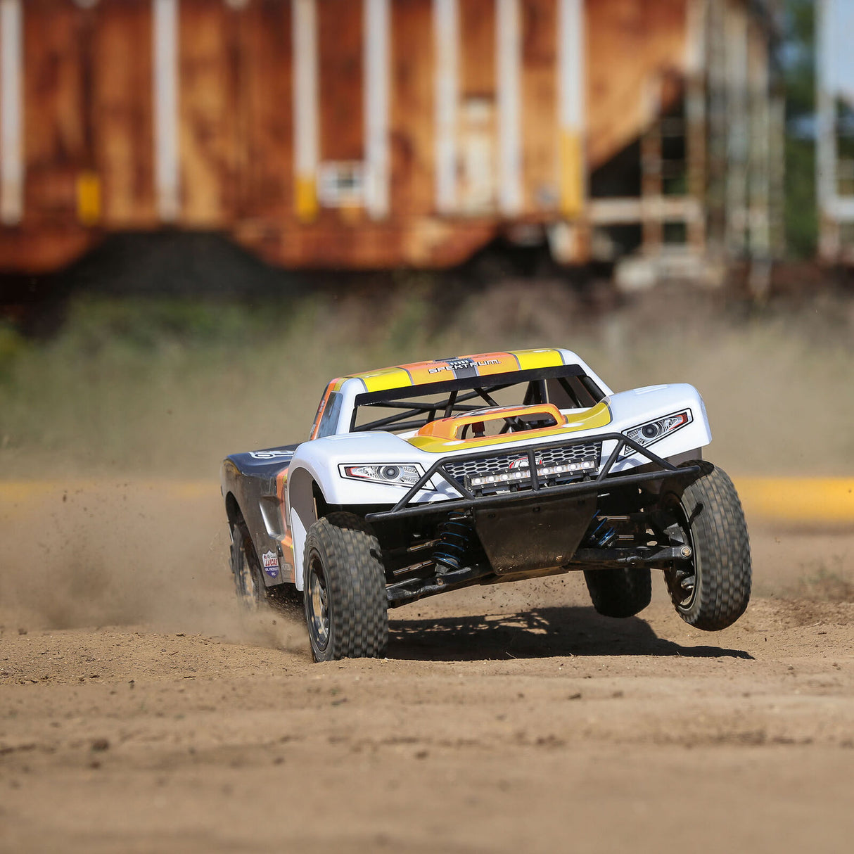 LOSI LOS05014V2T2 5IVE-T 2.0 V2 : 1/5 4wd SCT Gaz BND : Gris/Org/Wht