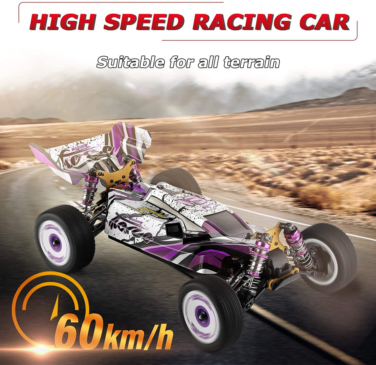 WL Toys 124019 RC Car RTR 1/12 Escala 2.4GHz Coche de Control Remoto 4WD